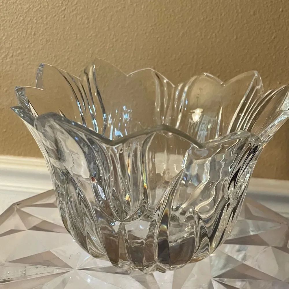 Crystal Glass Tulip Bowl